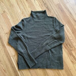 Madewell Green Turtleneck Sweater